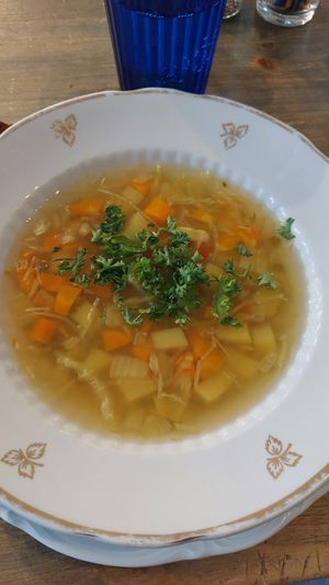 Cabagge soup at Vieta in Vilnius