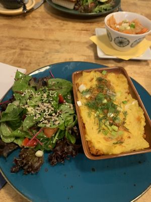 Cracking shepherd’s pie with home-made kimchi    at Vieta in Vilnius