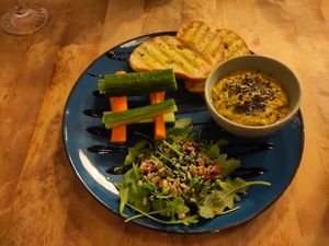 Hummus at Vieta in Vilnius