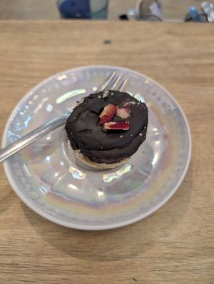 Chocolate cake! 😋 at Vieta in Vilnius