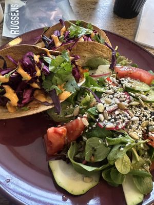 Lentil nachos  at Vieta in Vilnius