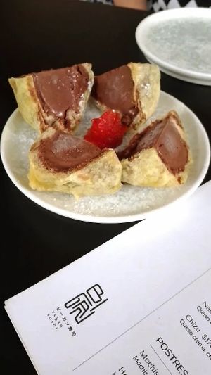 Helado Tempura 🍫 at Bigan in Mexico City