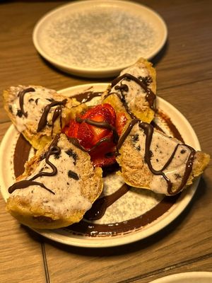 Tempura helado  at Bigan in Mexico City