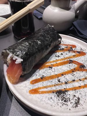 Hand roll   at Bigan in Mexico City