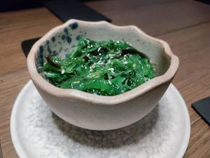 Wakame salad at Bigan in Mexico City