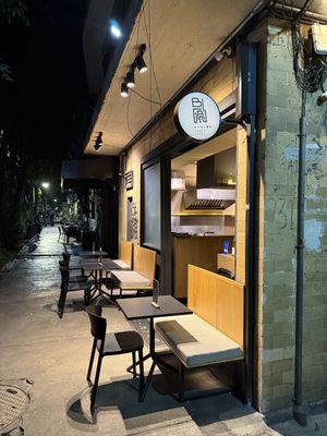 Outside  at Bigan in Mexico City