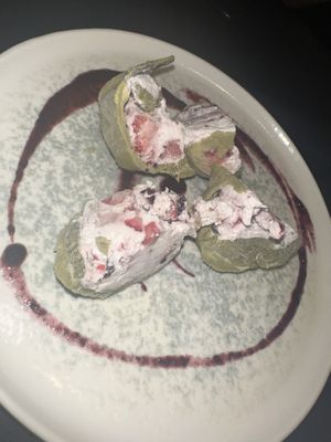 Postre de matcha   at Bigan in Mexico City