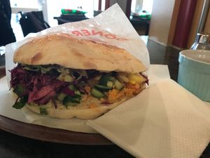Vegan döner at Euphrat in Freiburg