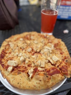 Vegan chicken  at Tailgate Brewery - Music Row in Nashville