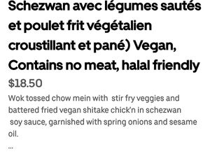  at Tulsi Vegan Cuisine in Montreal