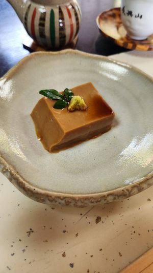 Sesame tofu at Shōtaiji Temple in Odawara