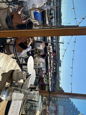 Tipsy is situated in front of a swimming area, so bring your suit to take a dip!  at Tipsy Ø in Aarhus