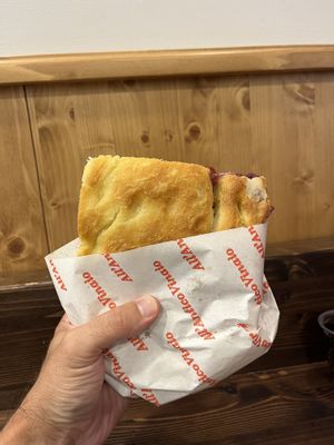 Schiacciata vegana   at All'Antico Vinaio  in Florence