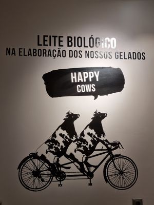 Muurdecoratie at Gelateria La Romana dal 1947 in Lisbon