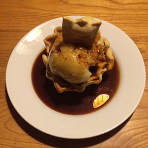 White bean, butternut squash & kale pie  at Pie and Ale in Manchester