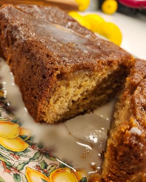 Nana's lemon pound cake at Veggeez  in Waxhaw