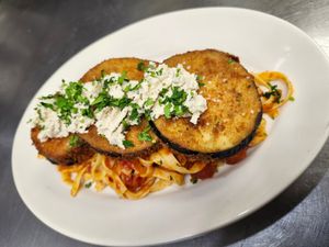 Eggplant parmesan at Veggeez  in Waxhaw