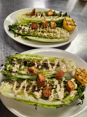 Grilled romaine salad  at Veggeez  in Waxhaw