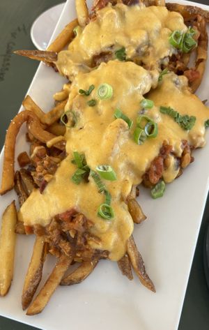 Chili cheez fries  at Veggeez  in Waxhaw