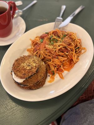 Eggplant Parmesan  at Veggeez  in Waxhaw