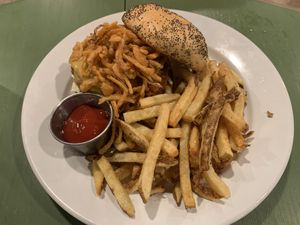 Chili Cheez burger   at Veggeez  in Waxhaw