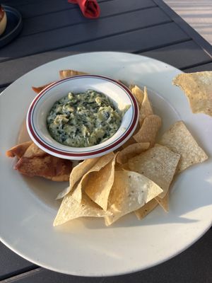 Spinach artichoke dip  at Veggeez  in Waxhaw