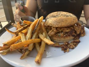 BBQ sandwich   at Veggeez  in Waxhaw