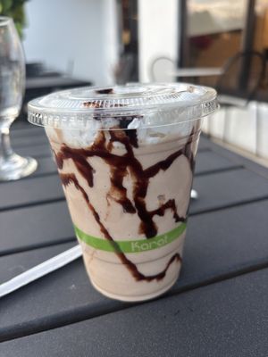 Chocolate shake to go with whip cream!   at Veggeez  in Waxhaw