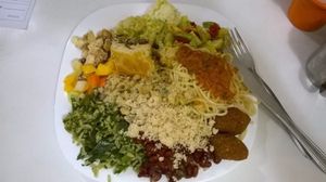 Lunch at Dona Vegana on October 10th, 2016 - I paid around R$ 45 for this plate at Dona Vegana in Rio De Janeiro