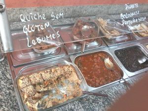 Buffet at Dona Vegana in Rio De Janeiro