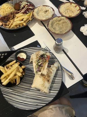 falafel wrap  at Taha The Grandson in Agadir