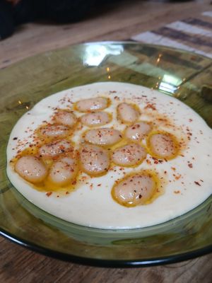 Butter bean lemon dip at 45 Queen Street in Penzance