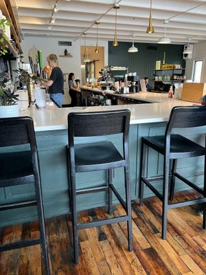 seating  at Retrograde Coffee in Nashville