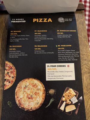   at Crust Pizzaria in Hanoi