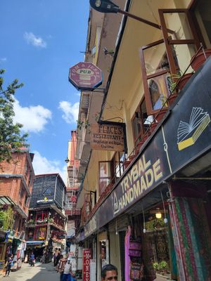 Sign at Places Restaurant and Bar in Kathmandu