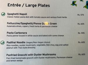 plates  at Places Restaurant and Bar in Kathmandu