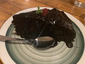 Chocolate cake   at Places Restaurant and Bar in Kathmandu