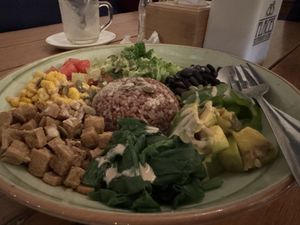 Buddah bowl  at Places Restaurant and Bar in Kathmandu