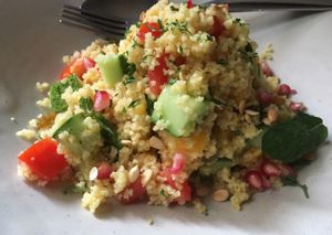 Couscous salad! at Places Restaurant and Bar in Kathmandu
