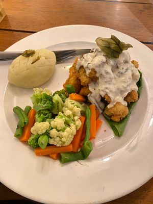 Vegetarian califlour - steak   at Places Restaurant and Bar in Kathmandu