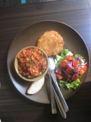 Vegan breakfast  at Places Restaurant and Bar in Kathmandu