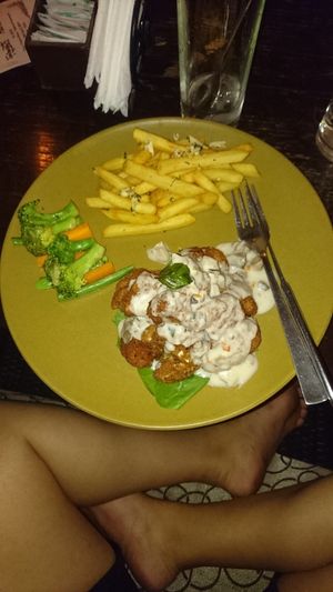 Cauliflower steak Really good dish (trust me it’s not so small like in the pic and it’s really good also)  at Places Restaurant and Bar in Kathmandu