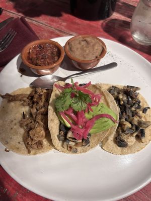 Trío de quesadillas sin queso  at Casa Arcas in San Miguel De Allende