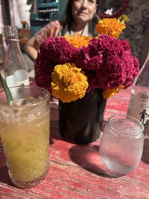 Agua de frutas   at Casa Arcas in San Miguel De Allende