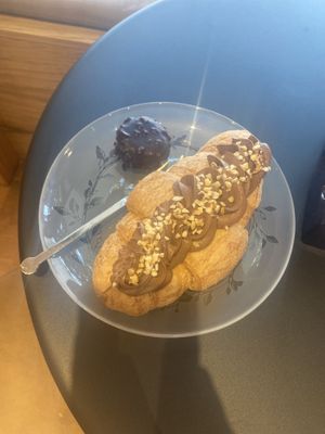 Chocolate & hazelnut cornetto   at Balance Patisserie in Pescara