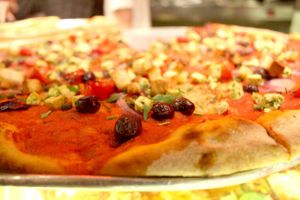 Another vegan pizza option at Voo Doo Rays. at Voodoo Rays - Dalston in East London