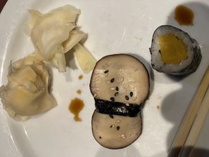 Eggplant Roll, Oshinko (Radish) Roll  at Zen Asian Sushi Bar & Grill in Denver