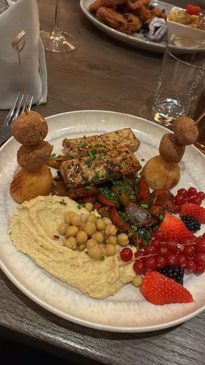 Falafel and tofu  at The Postwirt - Hotel Neue Post  in Mayrhofen