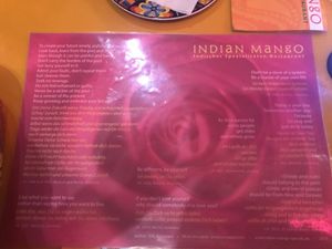 lovely place settings at Indian Mango in Munich