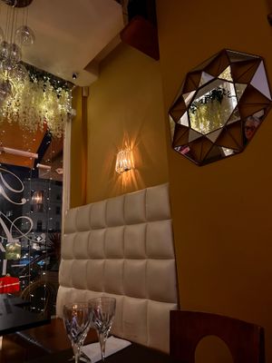 Comfortable window table at Buon Appetito in Hove